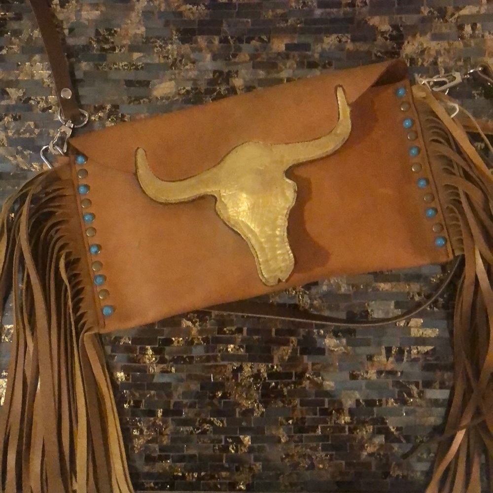 Handmade leather purse